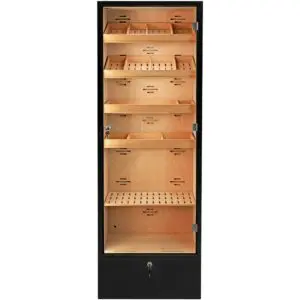 Acheter Adorini Portofino black humidor cabinet cigar storage case en ligne